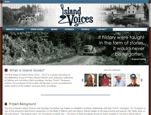 Tablet Screenshot of islandvoices.ca